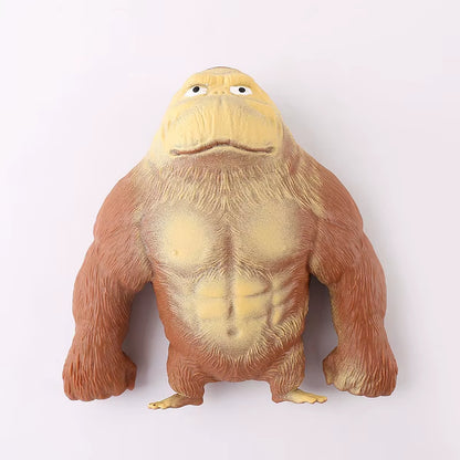 Hot Sell High Quality Silicone TPE Gorilla Stress Relief Squishy Toy for 5 to 7 Years Old Unisex